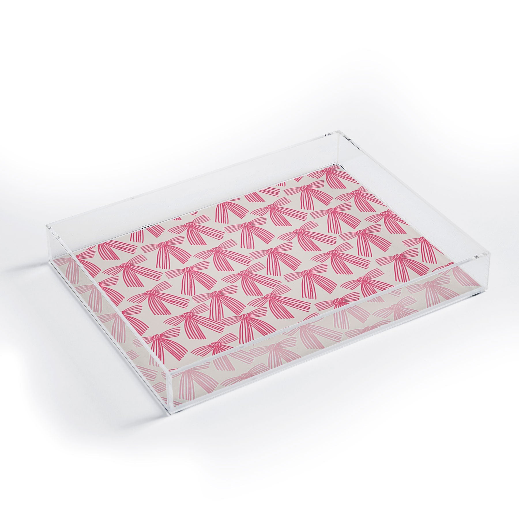 ThirtyOne Illustrations baubles bows bn artboard 5 Acrylic Tray