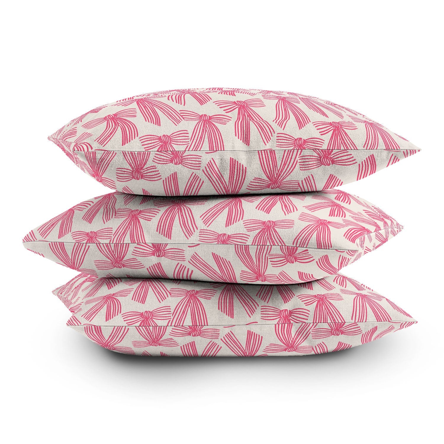 ThirtyOne Illustrations baubles bows bn artboard 5 Outdoor Throw Pillow