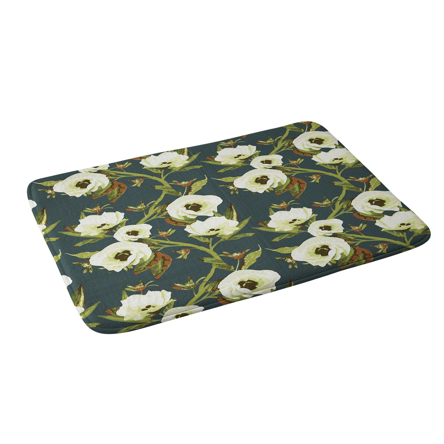 ThirtyOne Illustrations Heirloom Bloom Memory Foam Bath Mat