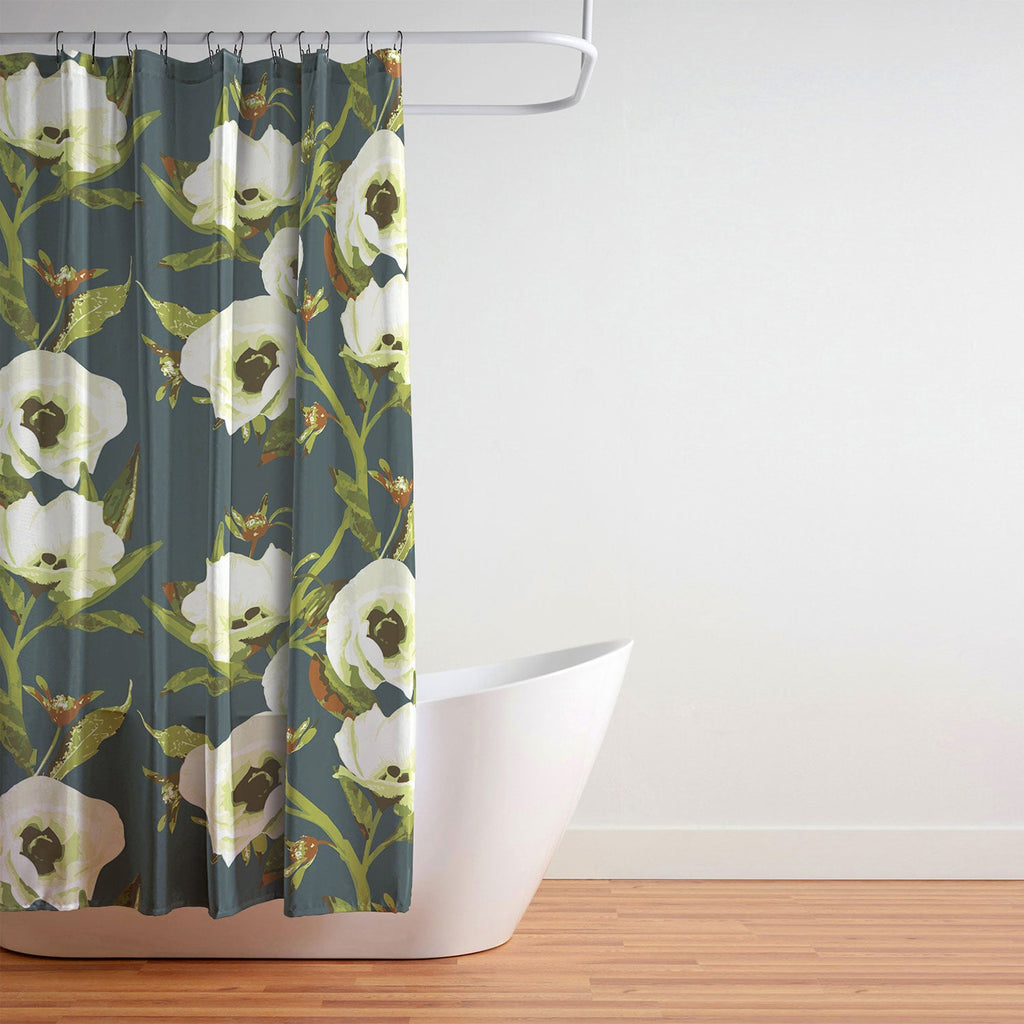 ThirtyOne Illustrations Heirloom Bloom Shower Curtain