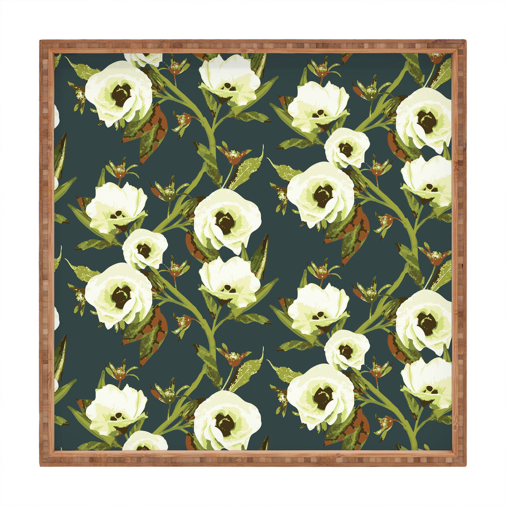 ThirtyOne Illustrations Heirloom Bloom Square Tray