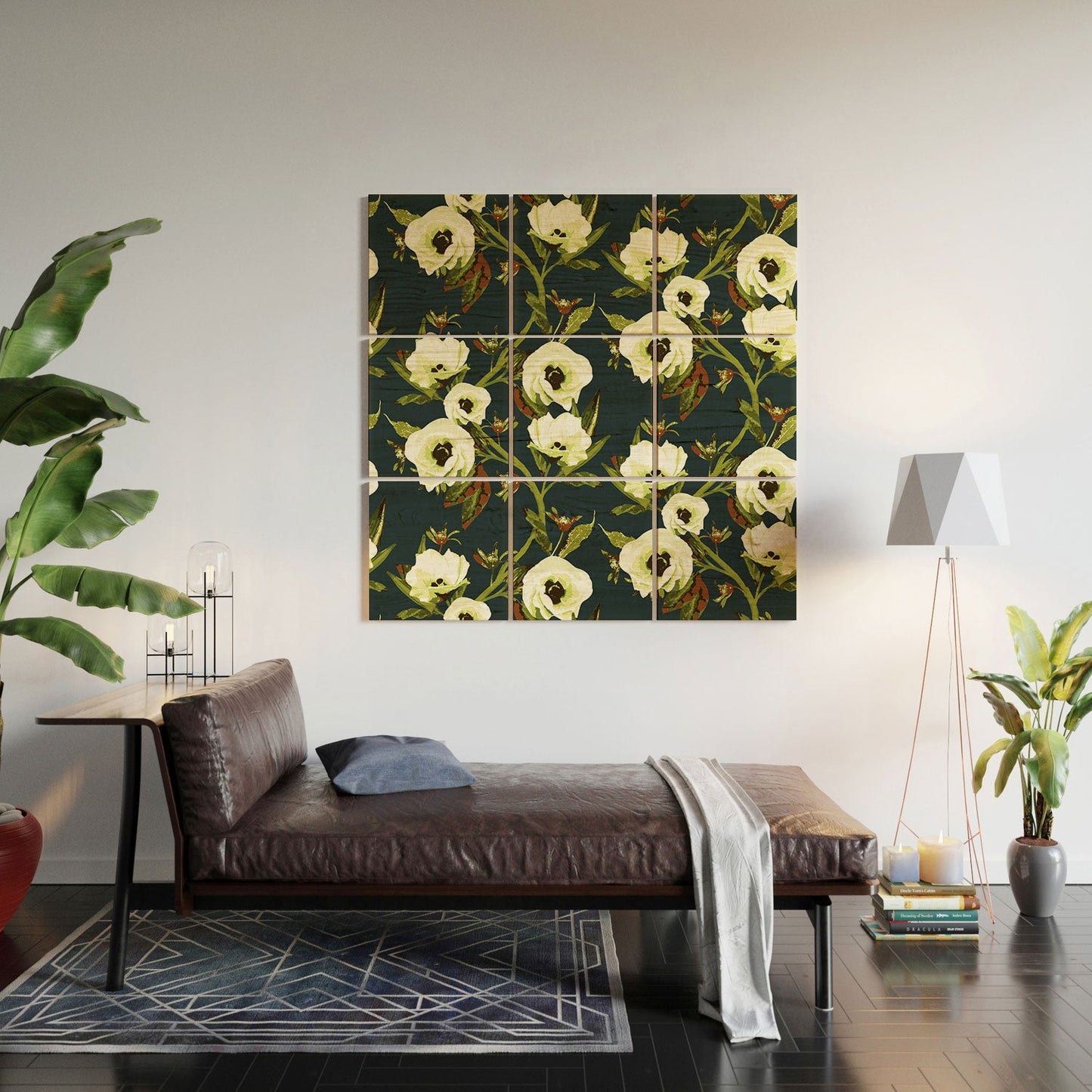 ThirtyOne Illustrations Heirloom Bloom Wood Wall Mural