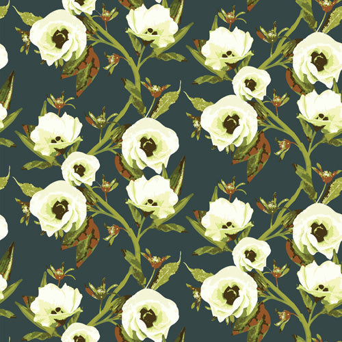 ThirtyOne Illustrations Heirloom Bloom Shower Curtain