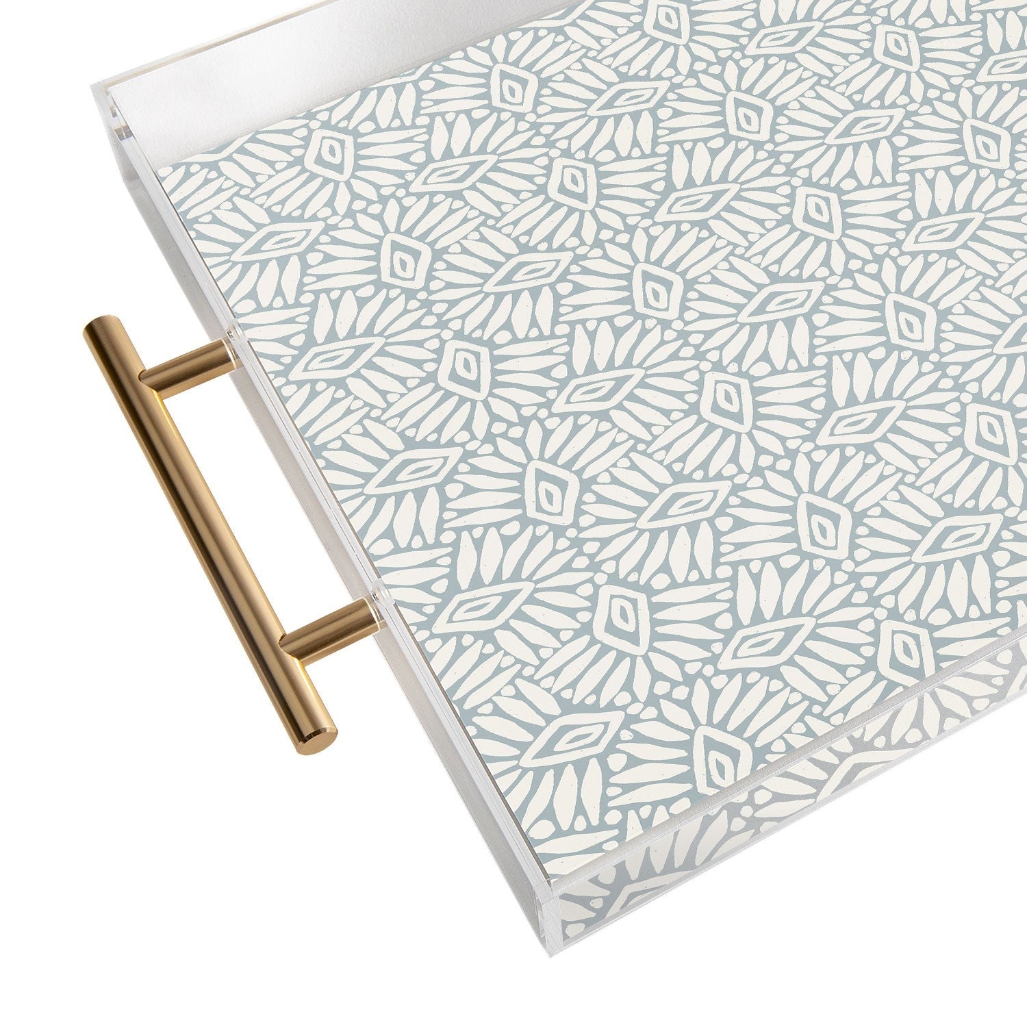 CoastL Studio Palm Ogee Acrylic Tray