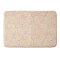 Little Om Pattern Shooting Stars cream Memory Foam Bath Mat