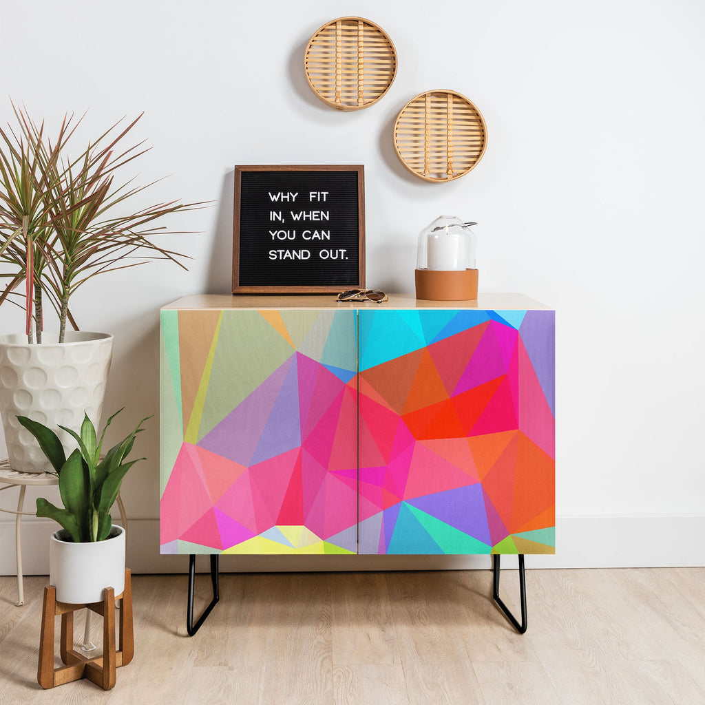 Three Of The Possessed Crystal Crush Credenza