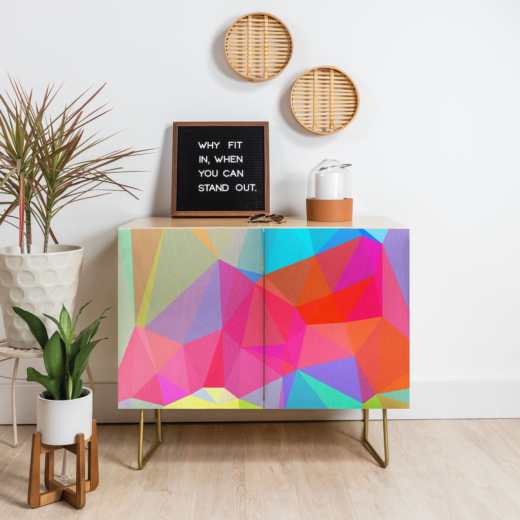 Three Of The Possessed Crystal Crush Credenza