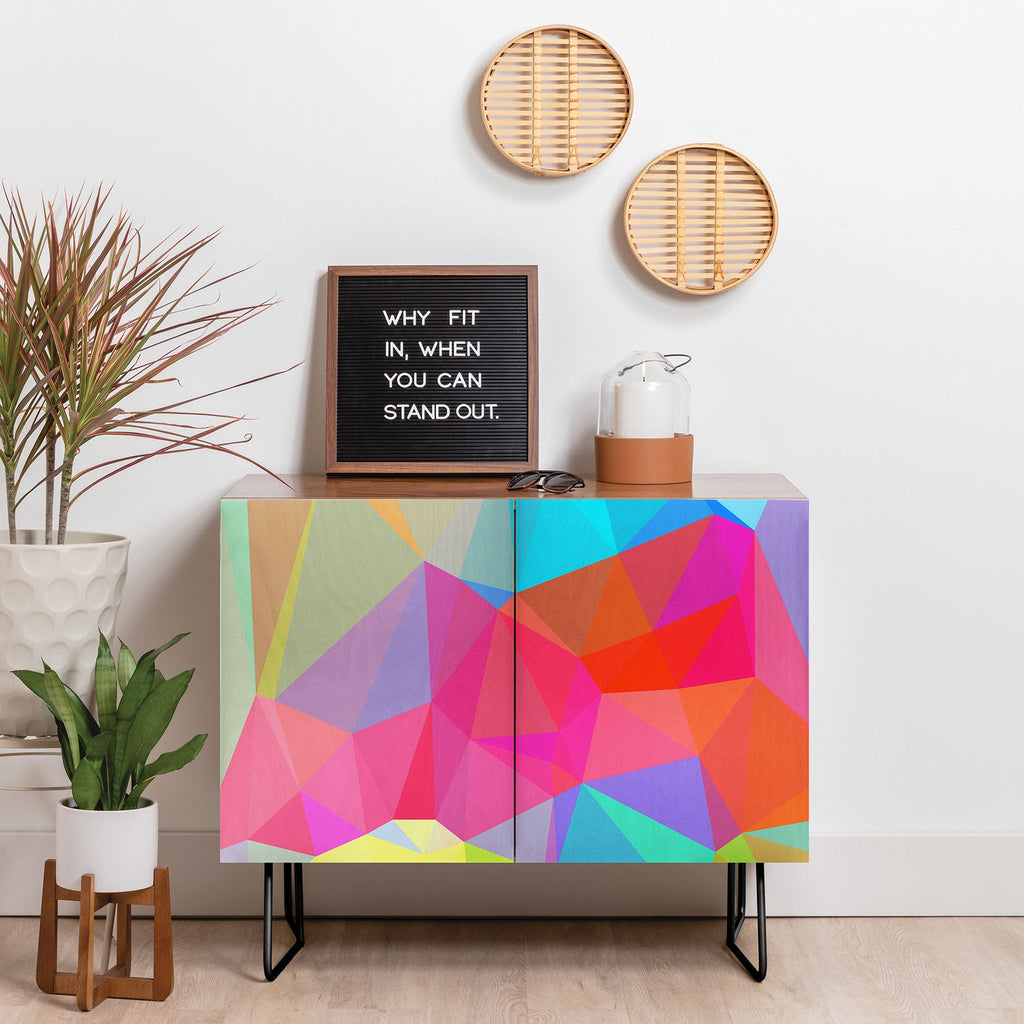 Three Of The Possessed Crystal Crush Credenza