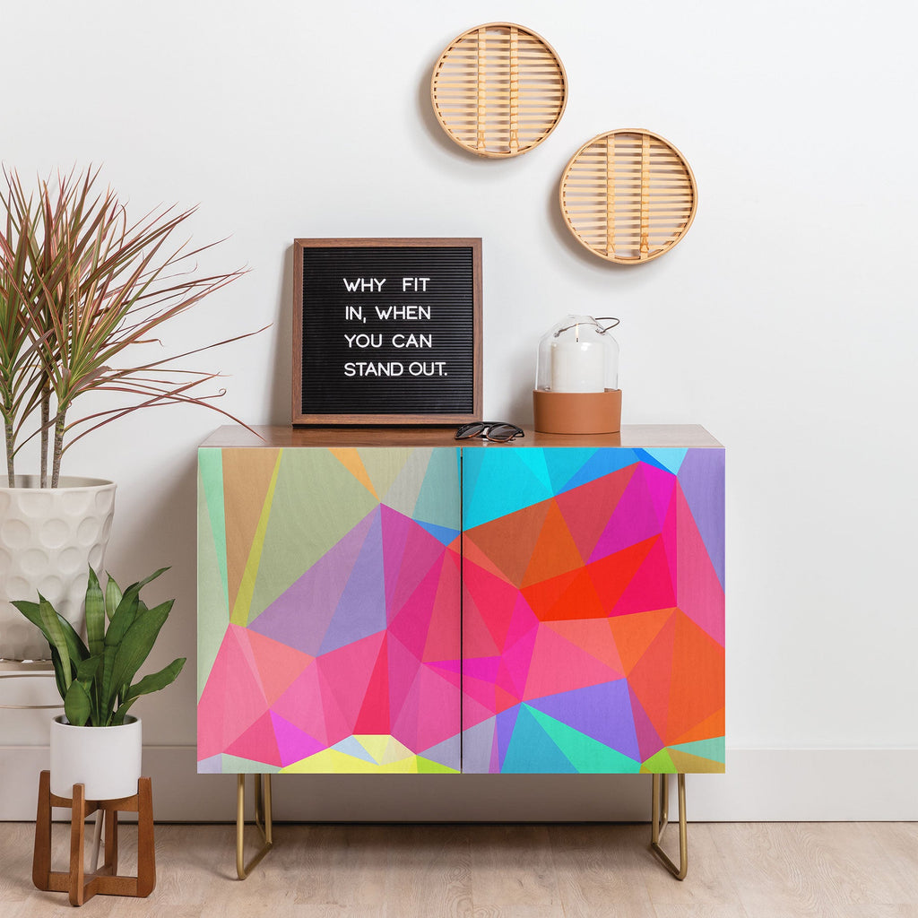 Three Of The Possessed Crystal Crush Credenza