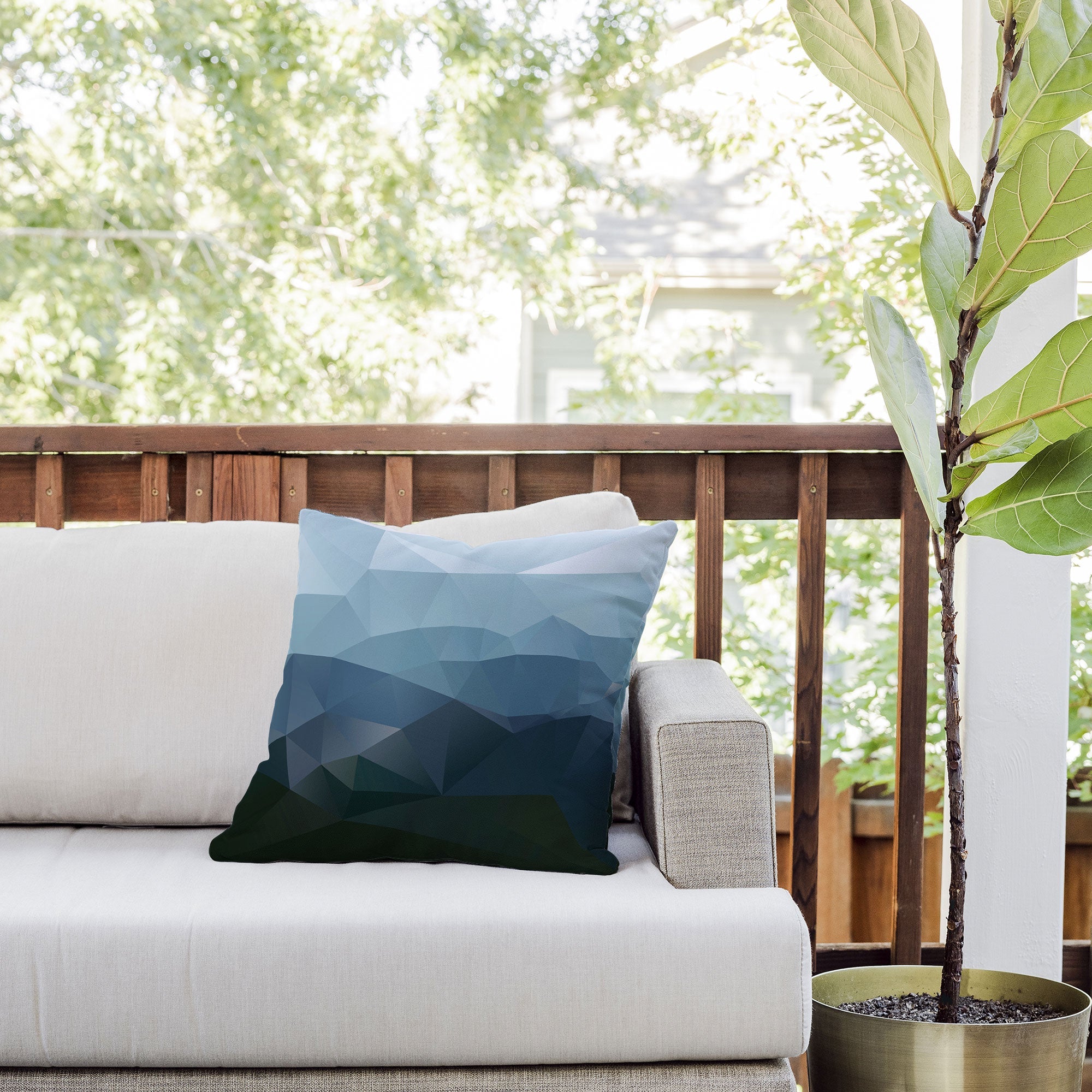 Three Of The Possessed First Light Outdoor Throw Pillow