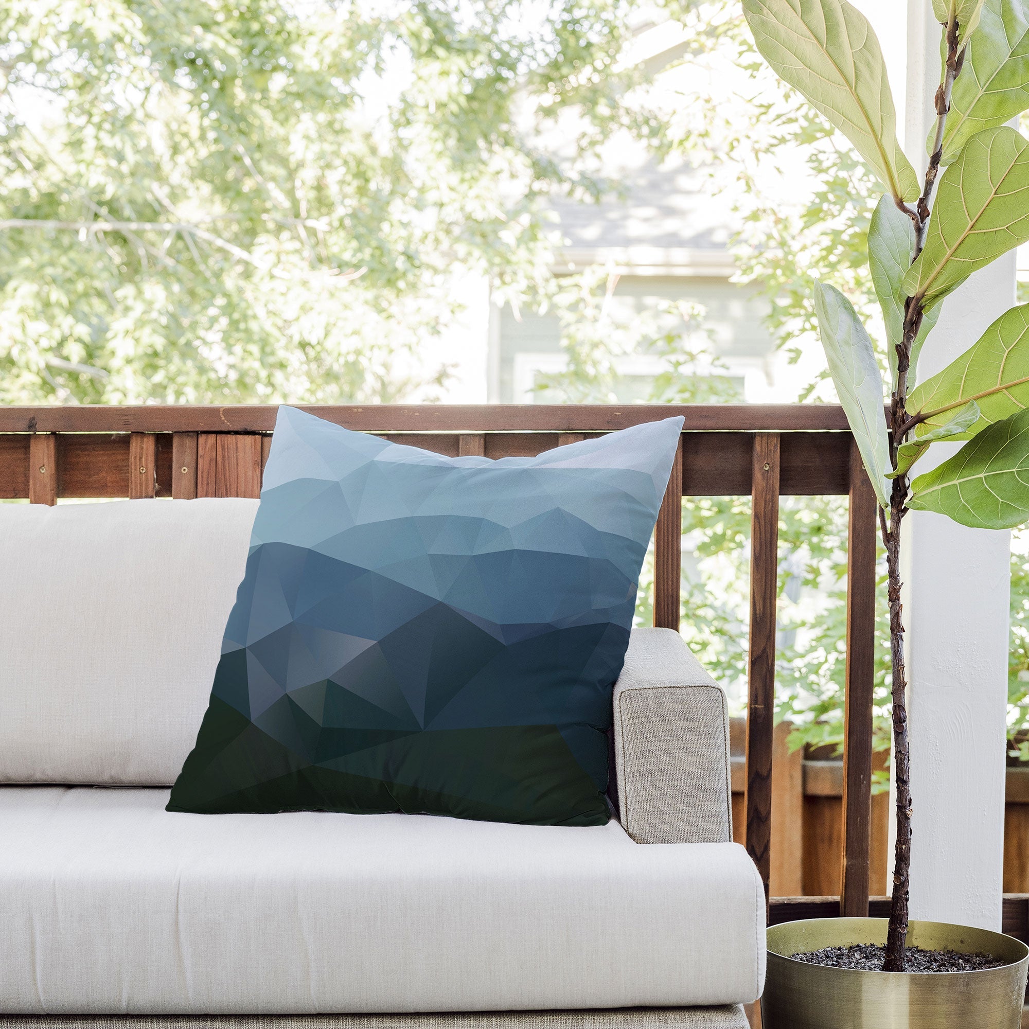 Three Of The Possessed First Light Outdoor Throw Pillow