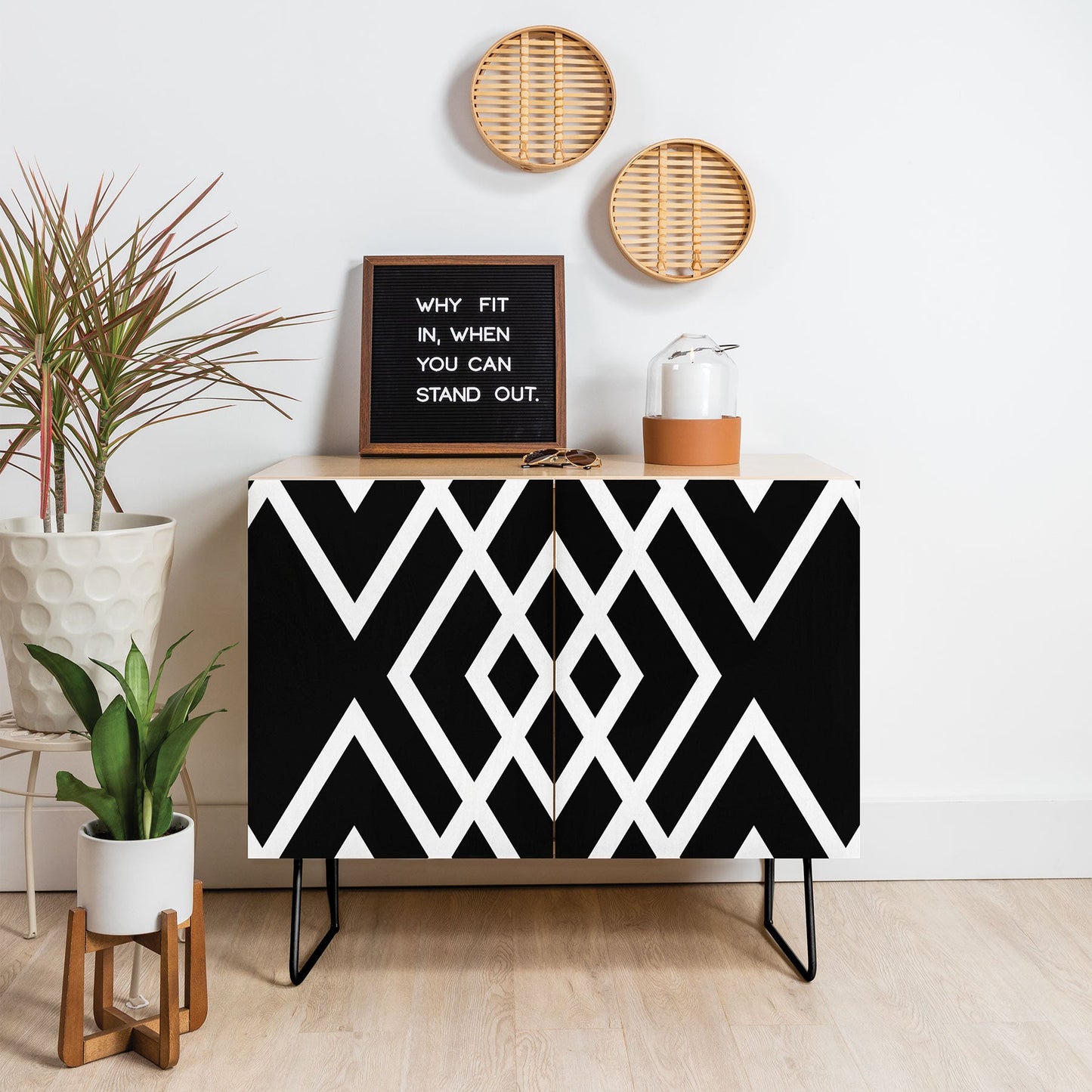 Three Of The Possessed Inbetween Credenza