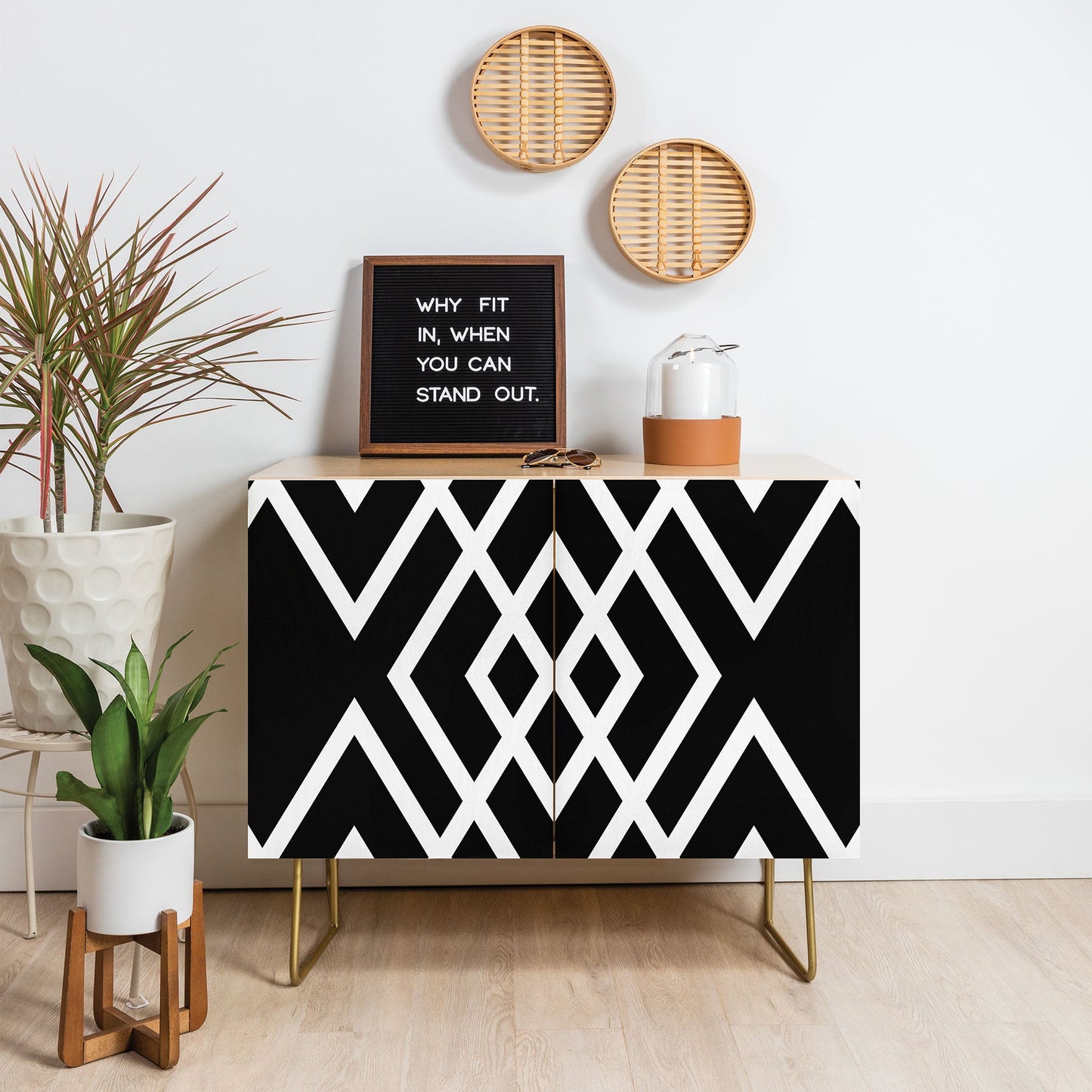 Three Of The Possessed Inbetween Credenza