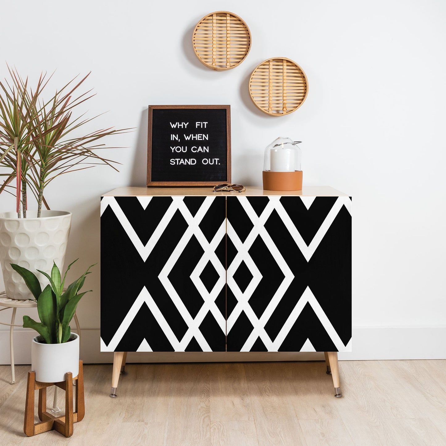 Three Of The Possessed Inbetween Credenza