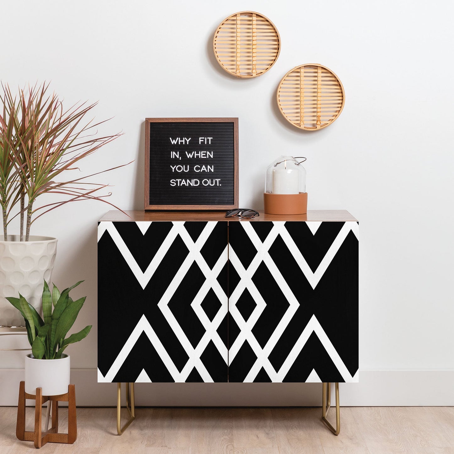 Three Of The Possessed Inbetween Credenza