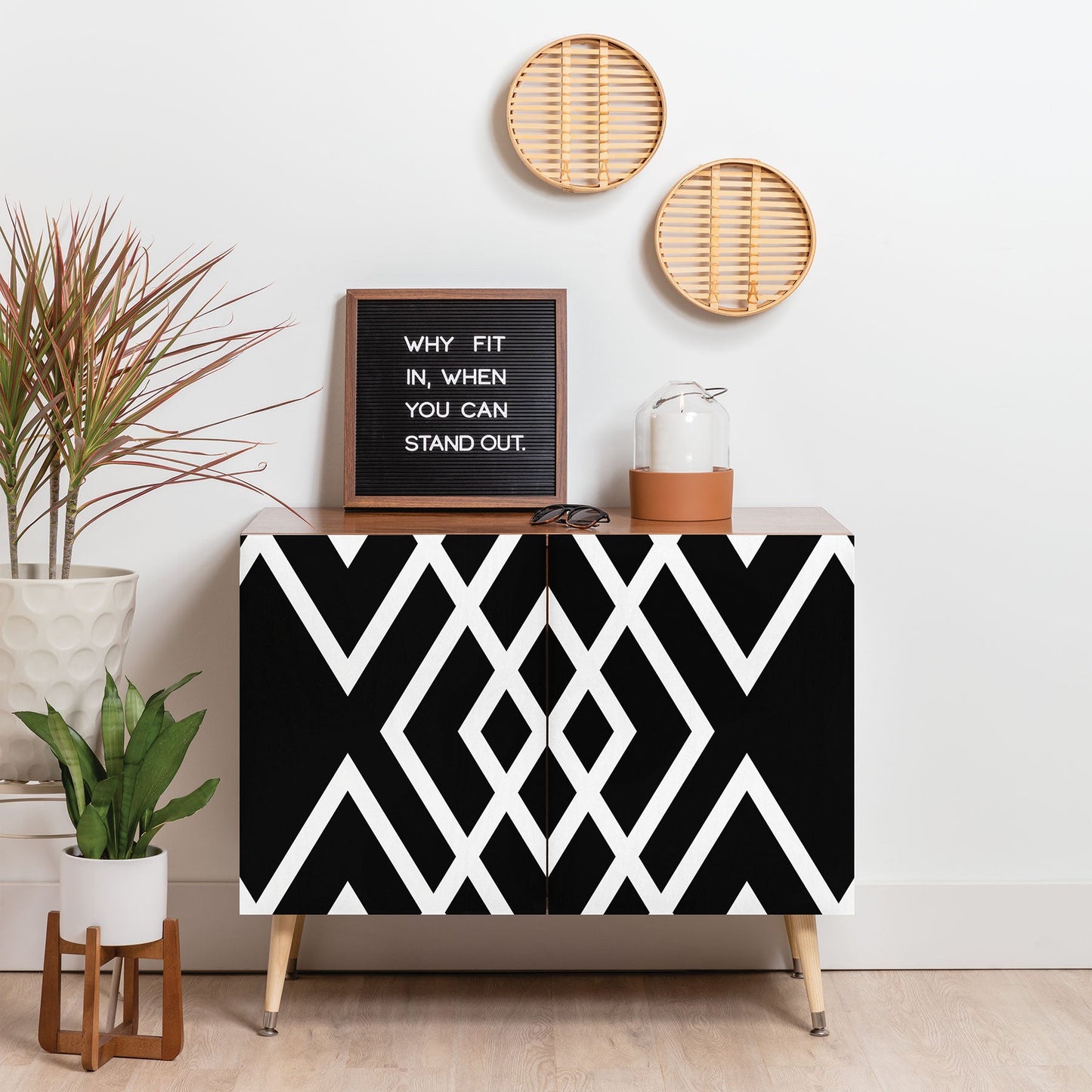 Three Of The Possessed Inbetween Credenza