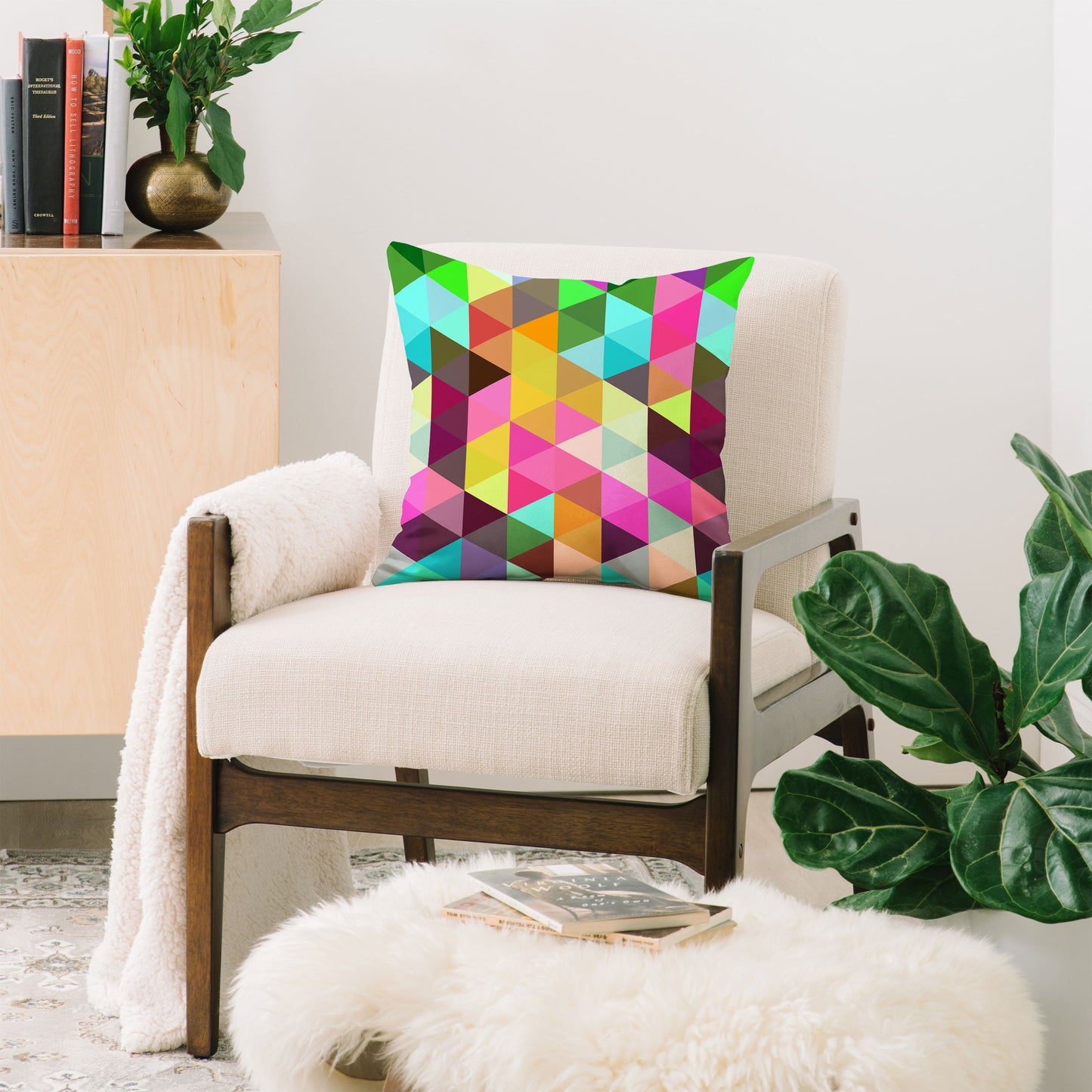 Three Of The Possessed Modele 8 Throw Pillow
