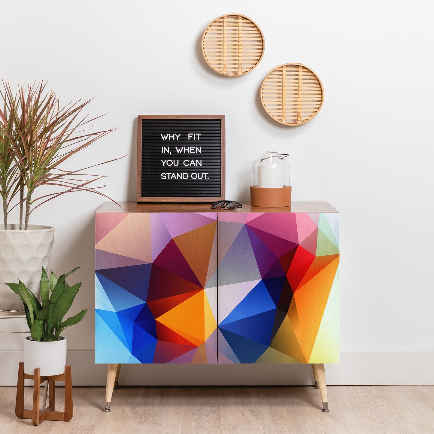 Three Of The Possessed Modern Bloom Credenza
