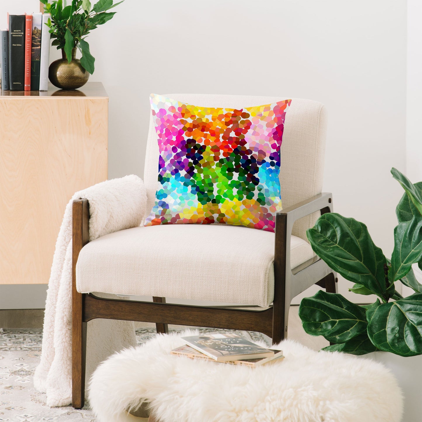 Three Of The Possessed Winter 1998 Throw Pillow