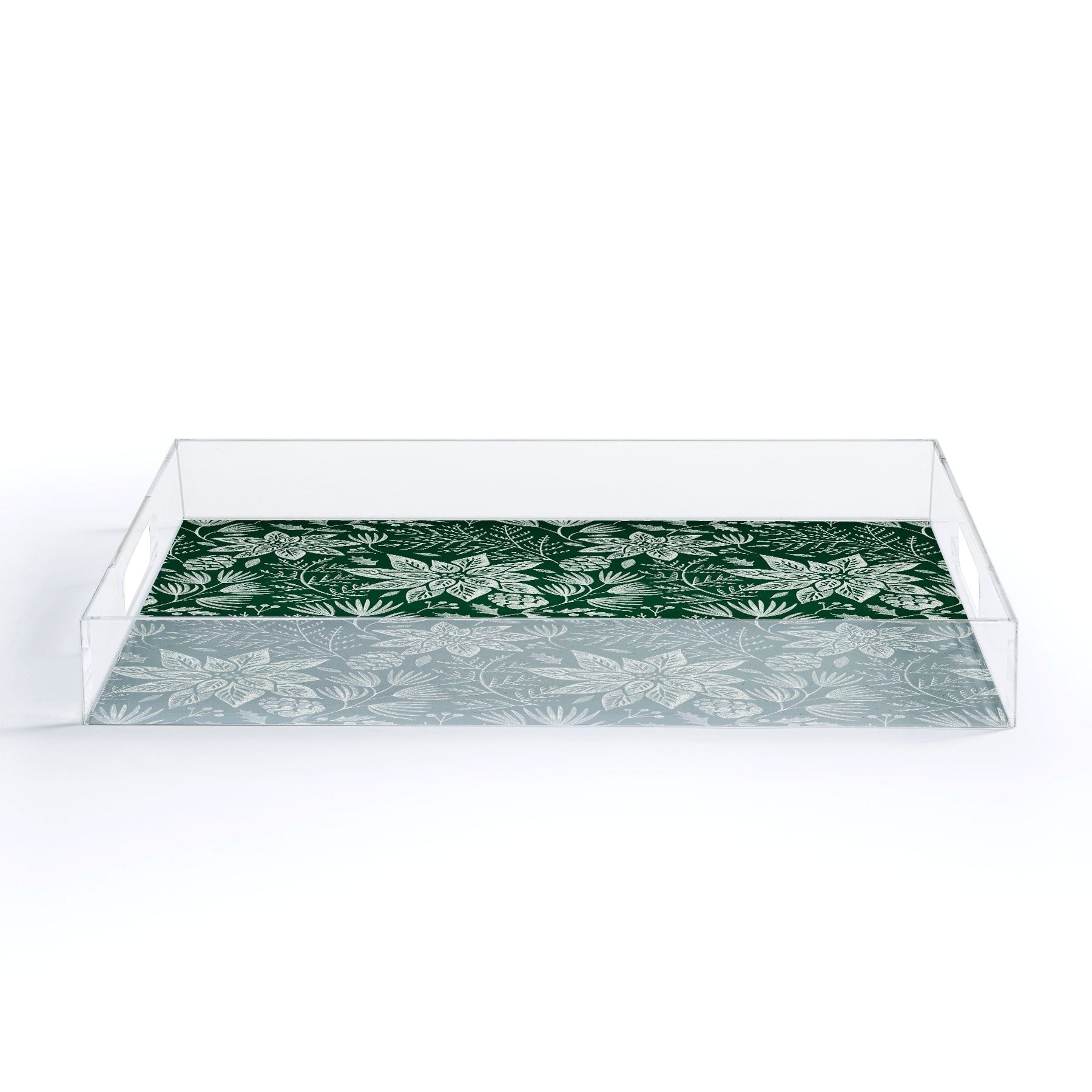 Pimlada Phuapradit Christmas Poinsettia Acrylic Tray