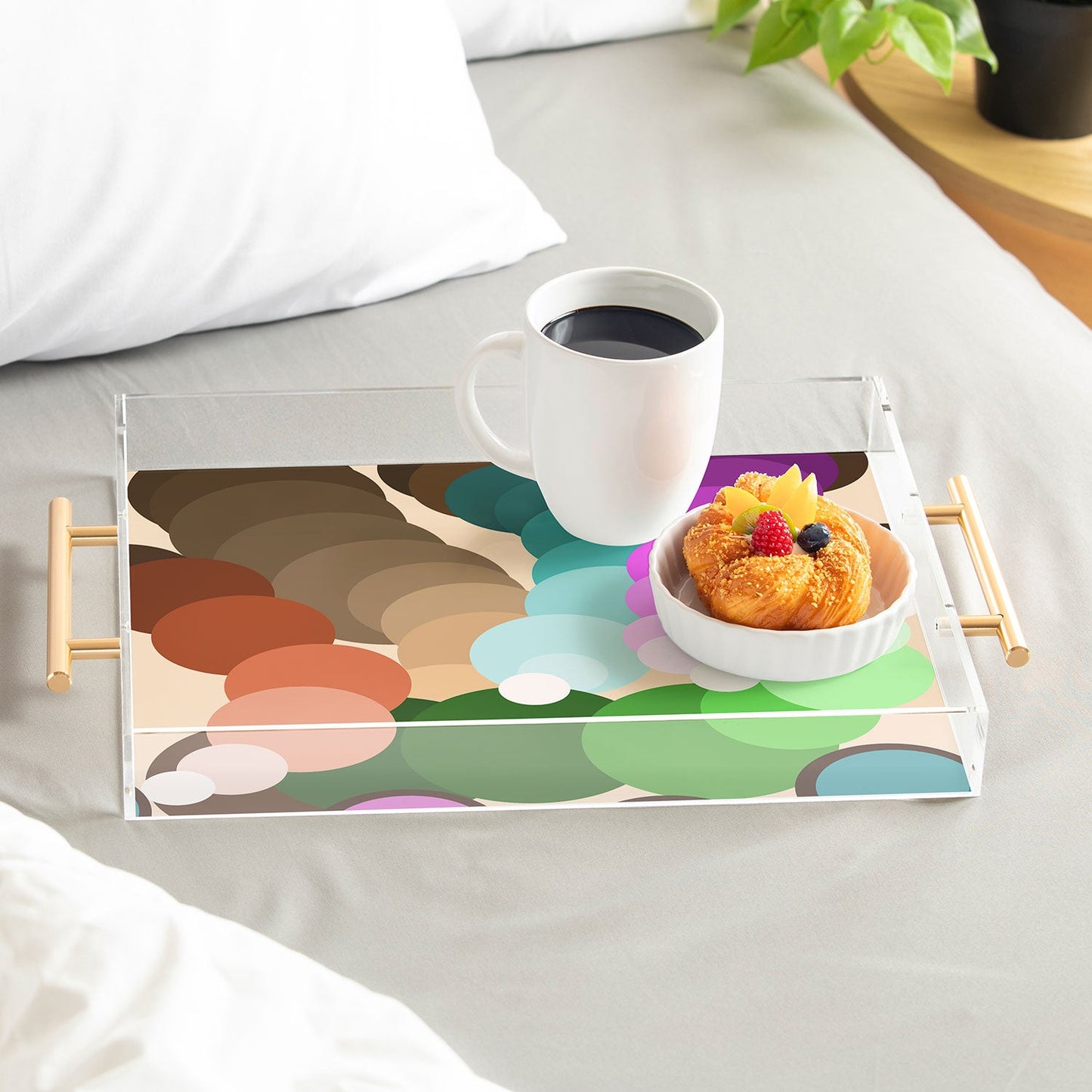 Tina Salazar Circles of Colors Acrylic Tray