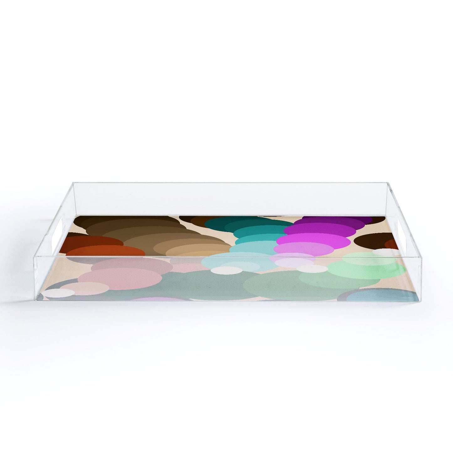 Tina Salazar Circles of Colors Acrylic Tray