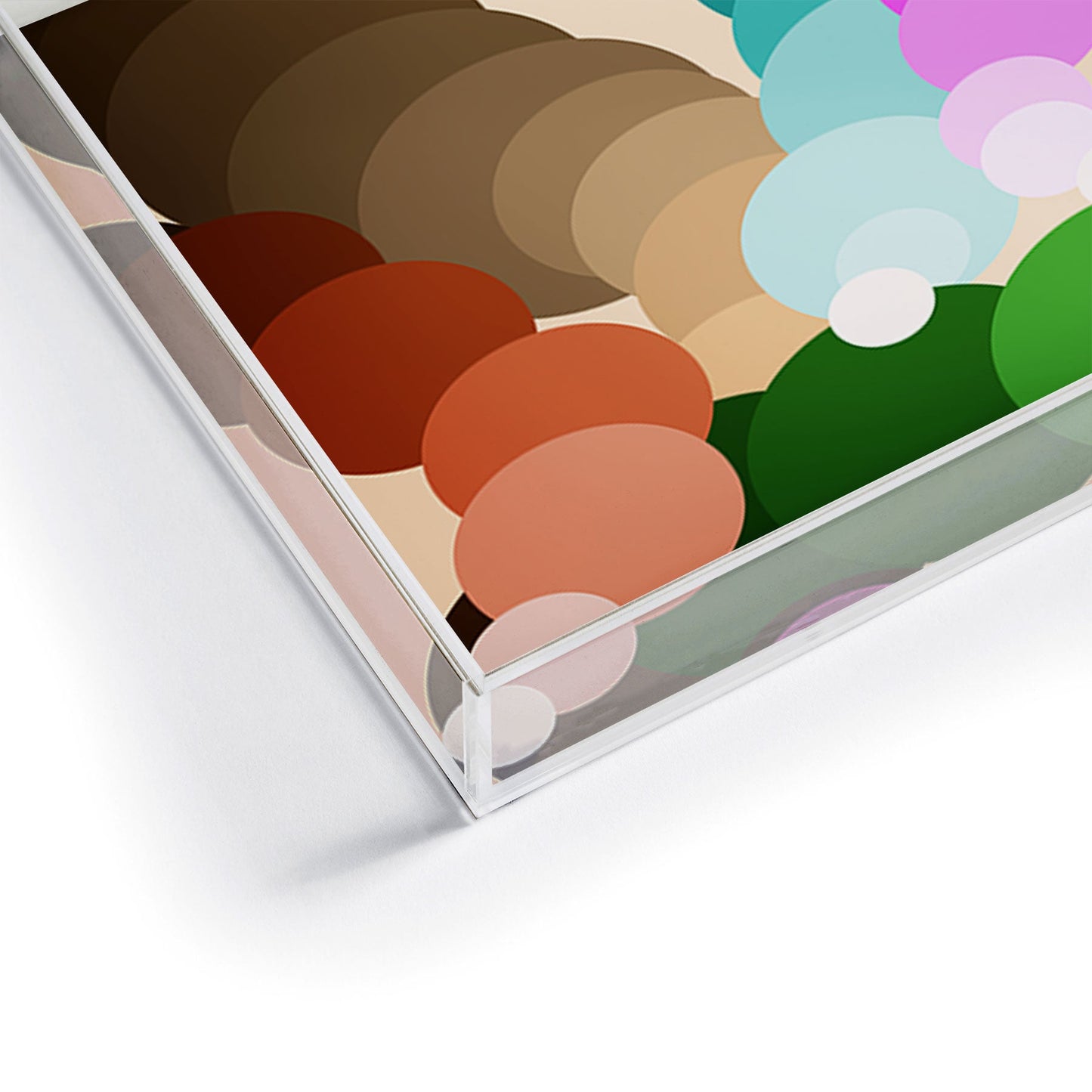 Tina Salazar Circles of Colors Acrylic Tray
