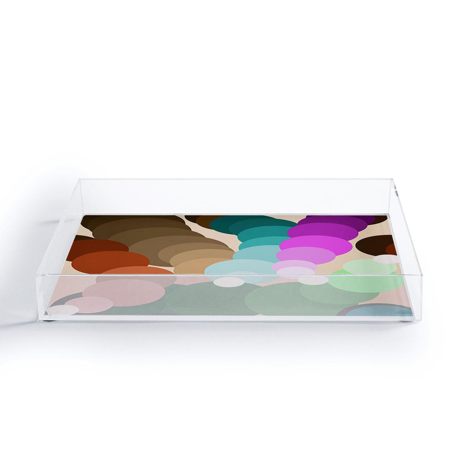 Tina Salazar Circles of Colors Acrylic Tray