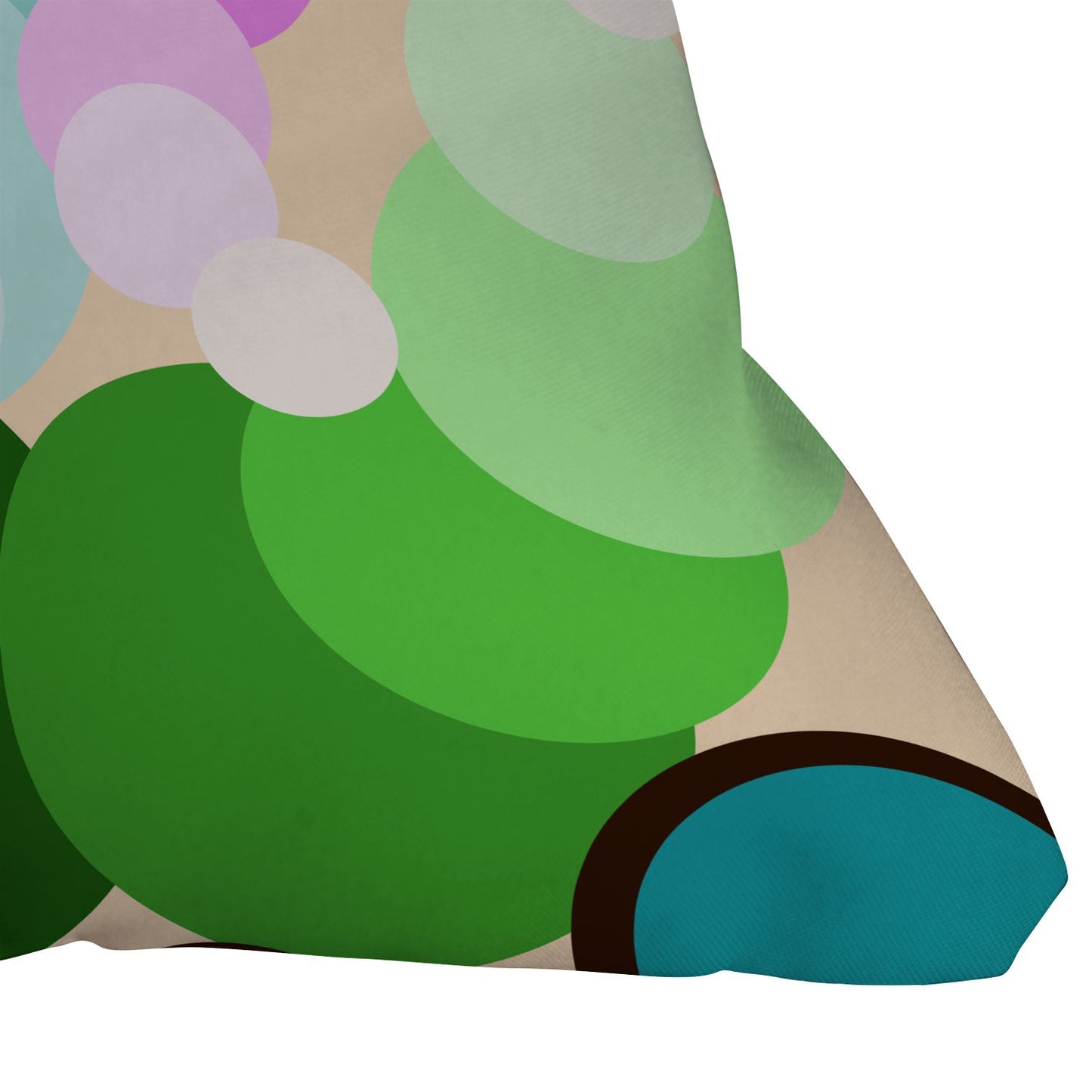Tina Salazar Circles of Colors Throw Pillow