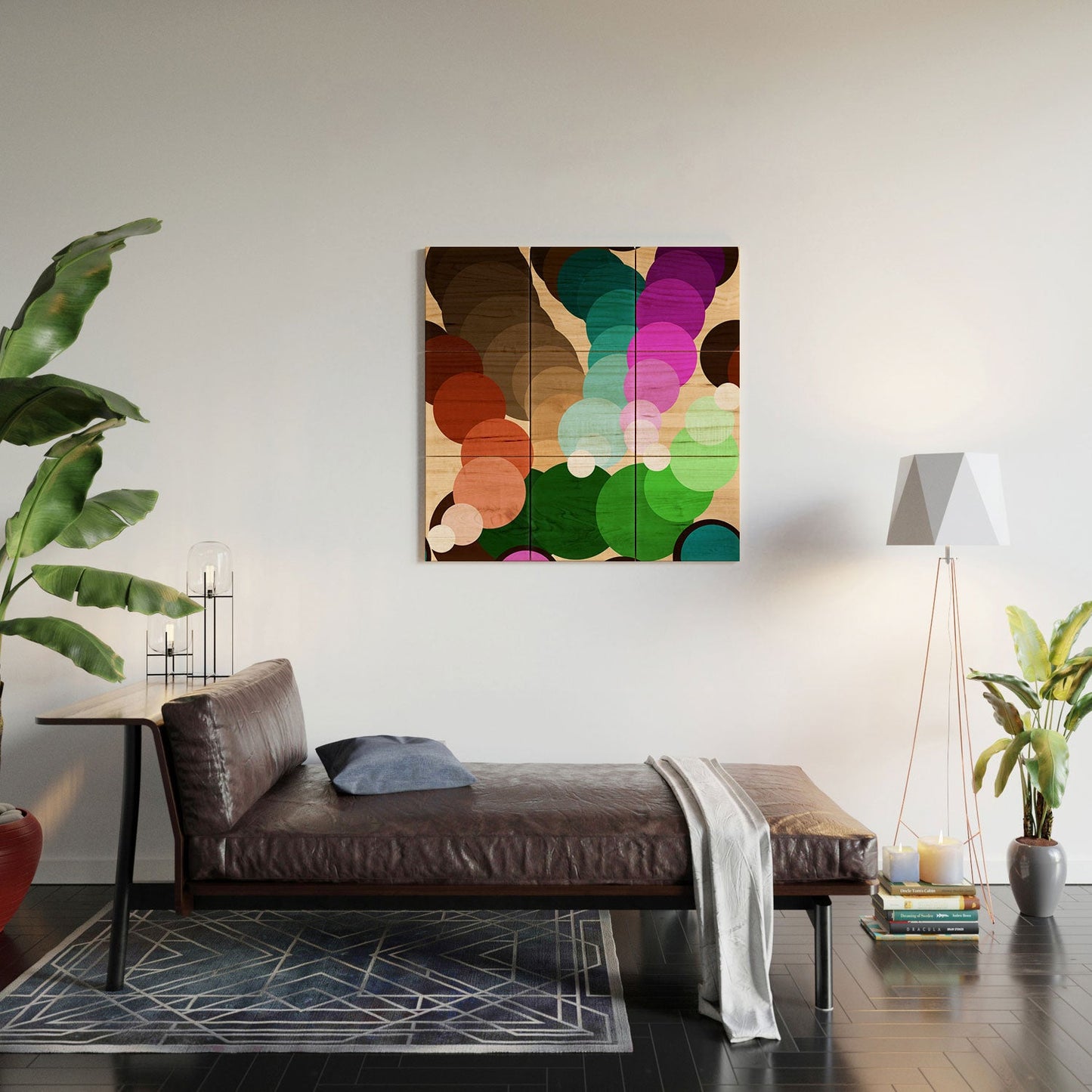 Tina Salazar Circles of Colors Wood Wall Mural