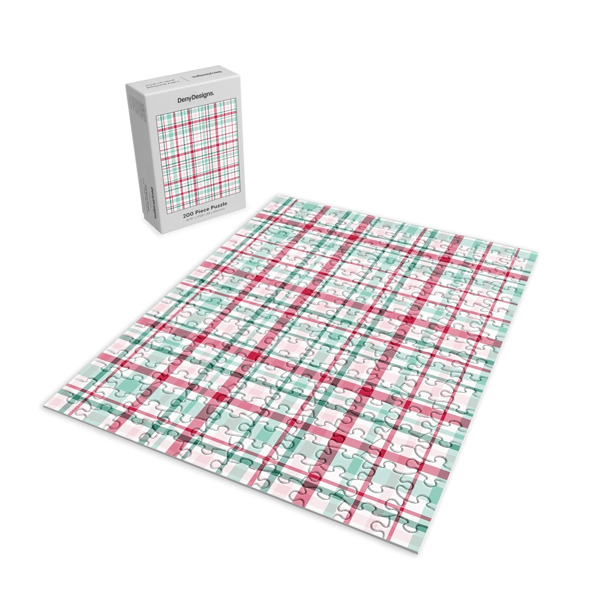 Lisa Argyropoulos Merry Vintage Plaid Puzzle