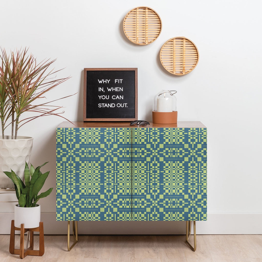 Marta Barragan Camarasa Nostalgic Grid Design Credenza