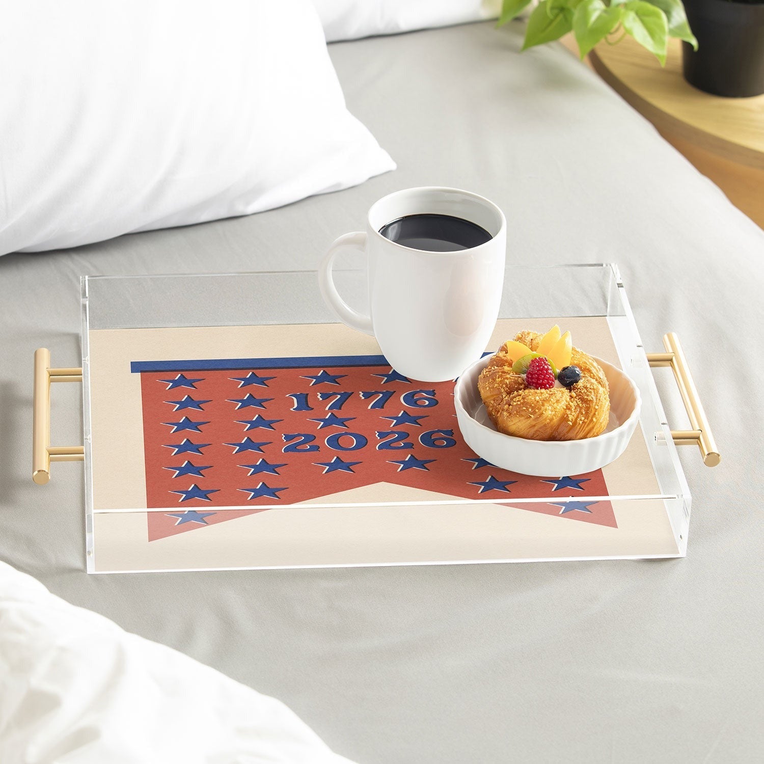 DENY Designs Star Banner Acrylic Tray