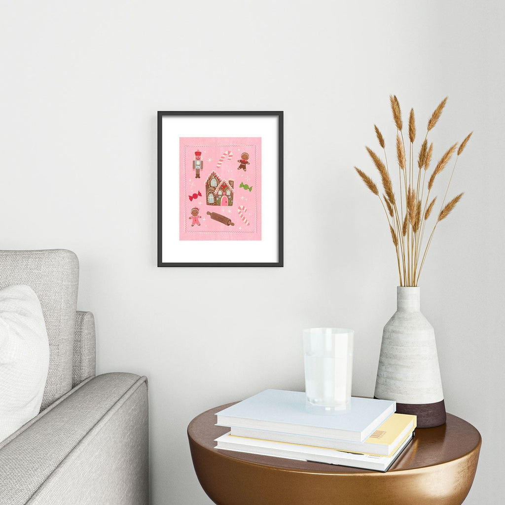 carriecantwell Sweet Christmas Holidays Metal Framed Art Print