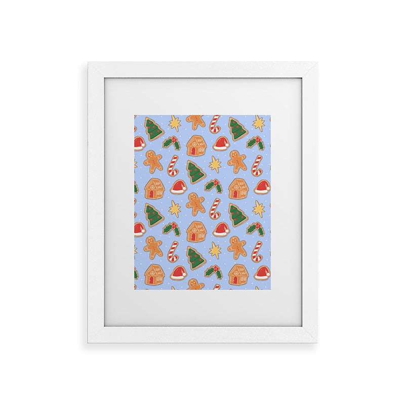 Love_Ryming Christmas Cookies Framed Art Print
