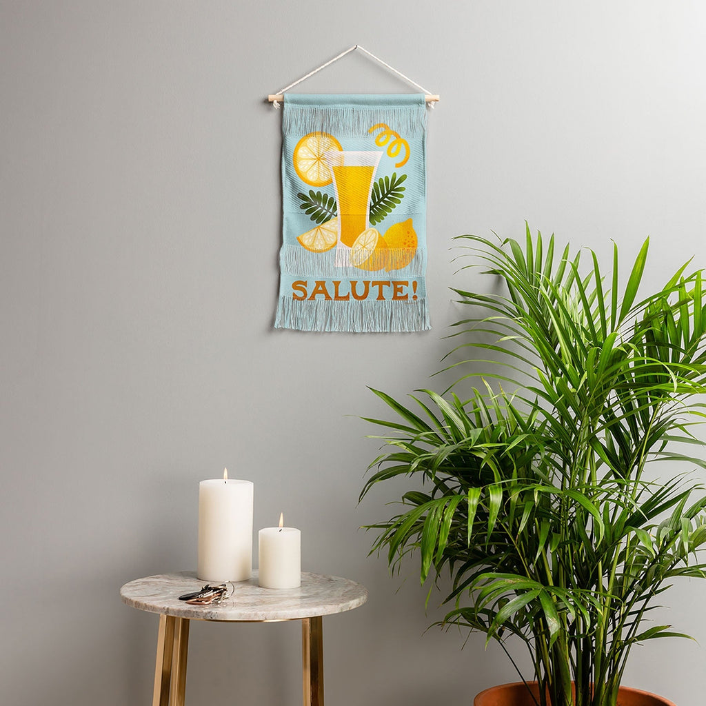 Jessica Molina Limoncello Cocktail Wall Hanging Portrait