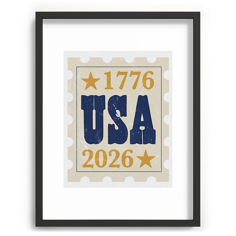 DENY Designs USA Stamp Recessed Framing Rectangle