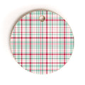 Lisa Argyropoulos Merry Vintage Plaid Cutting Board Round