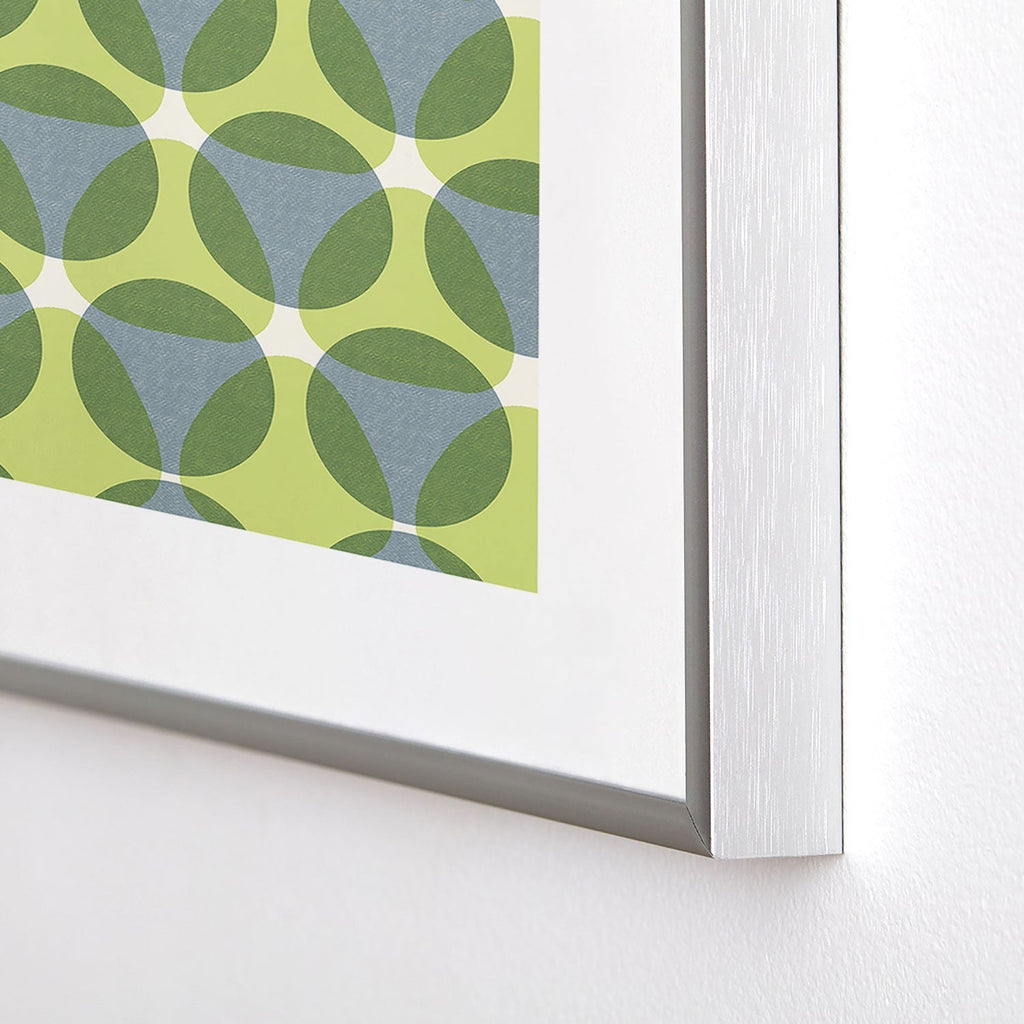 Marta Barragan Camarasa Stylish Retro Circle Metal Framed Art Print
