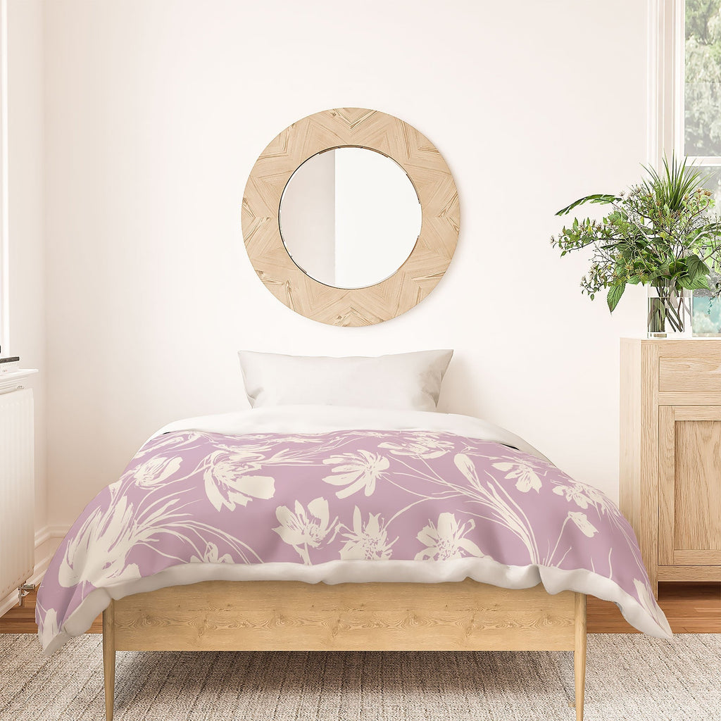 Gabriela Fuente Martine Lilac Duvet Cover
