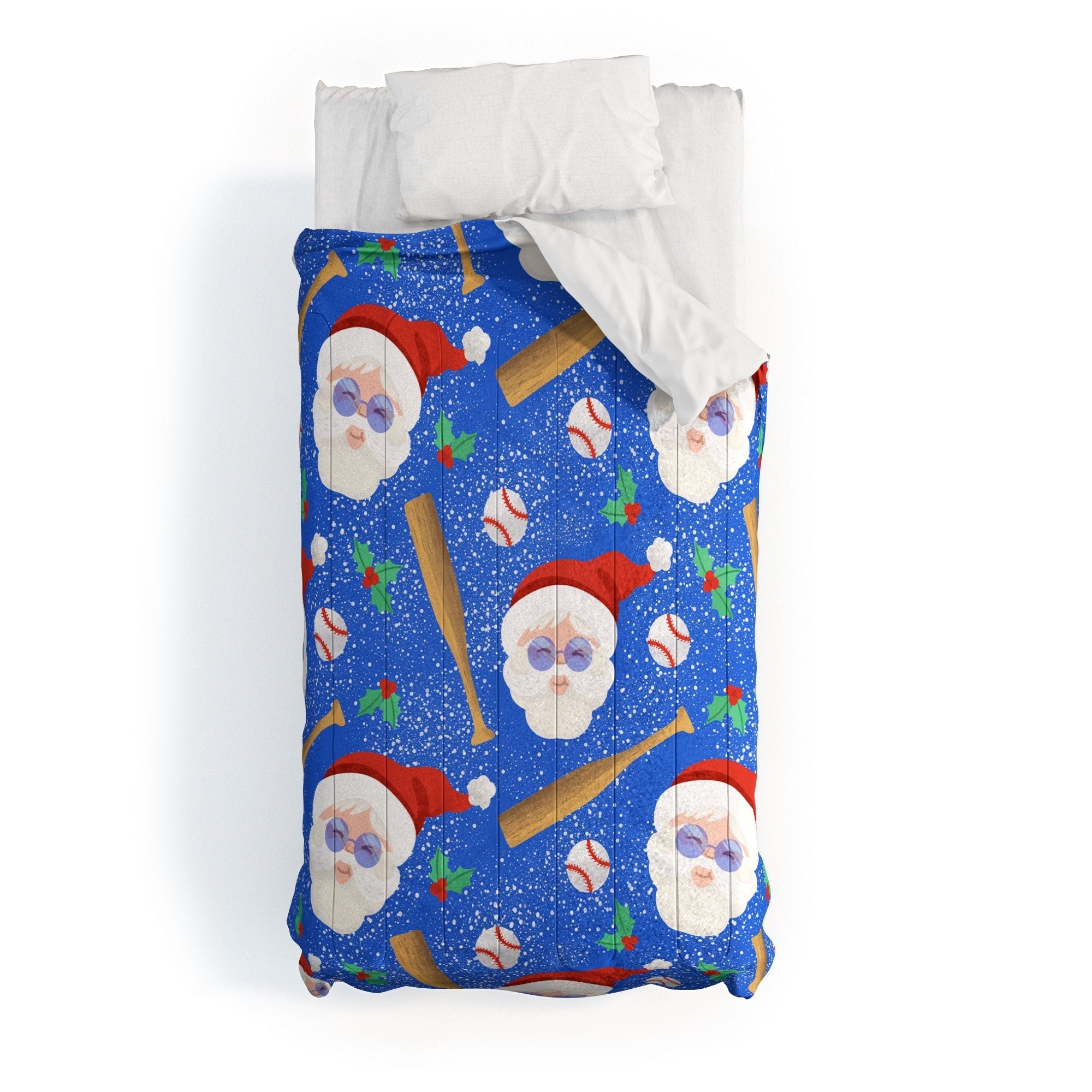 Design by Spark Sporty Baseball Santa Comforter