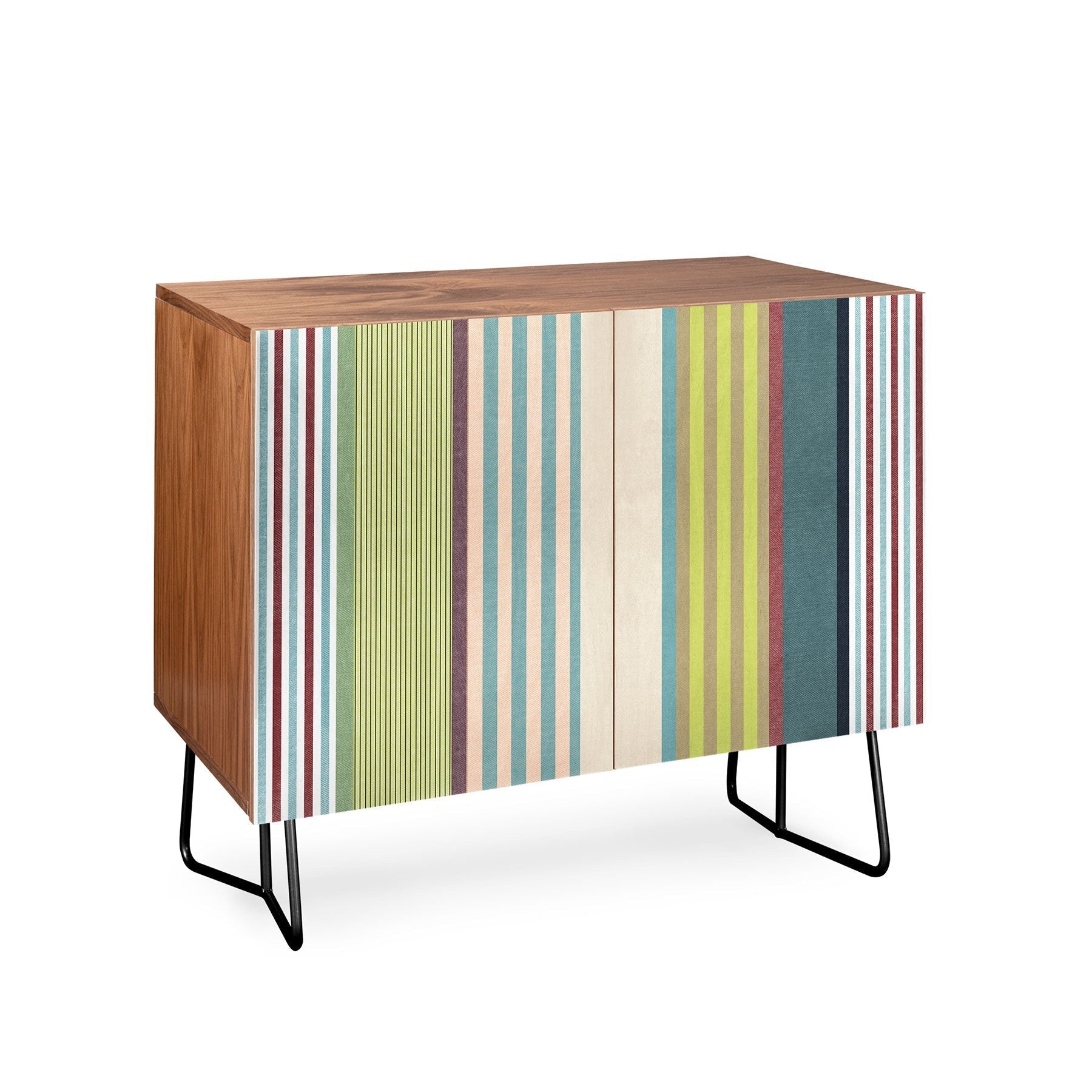 Marta Barragan Camarasa Colorful Stripe Delight Credenza