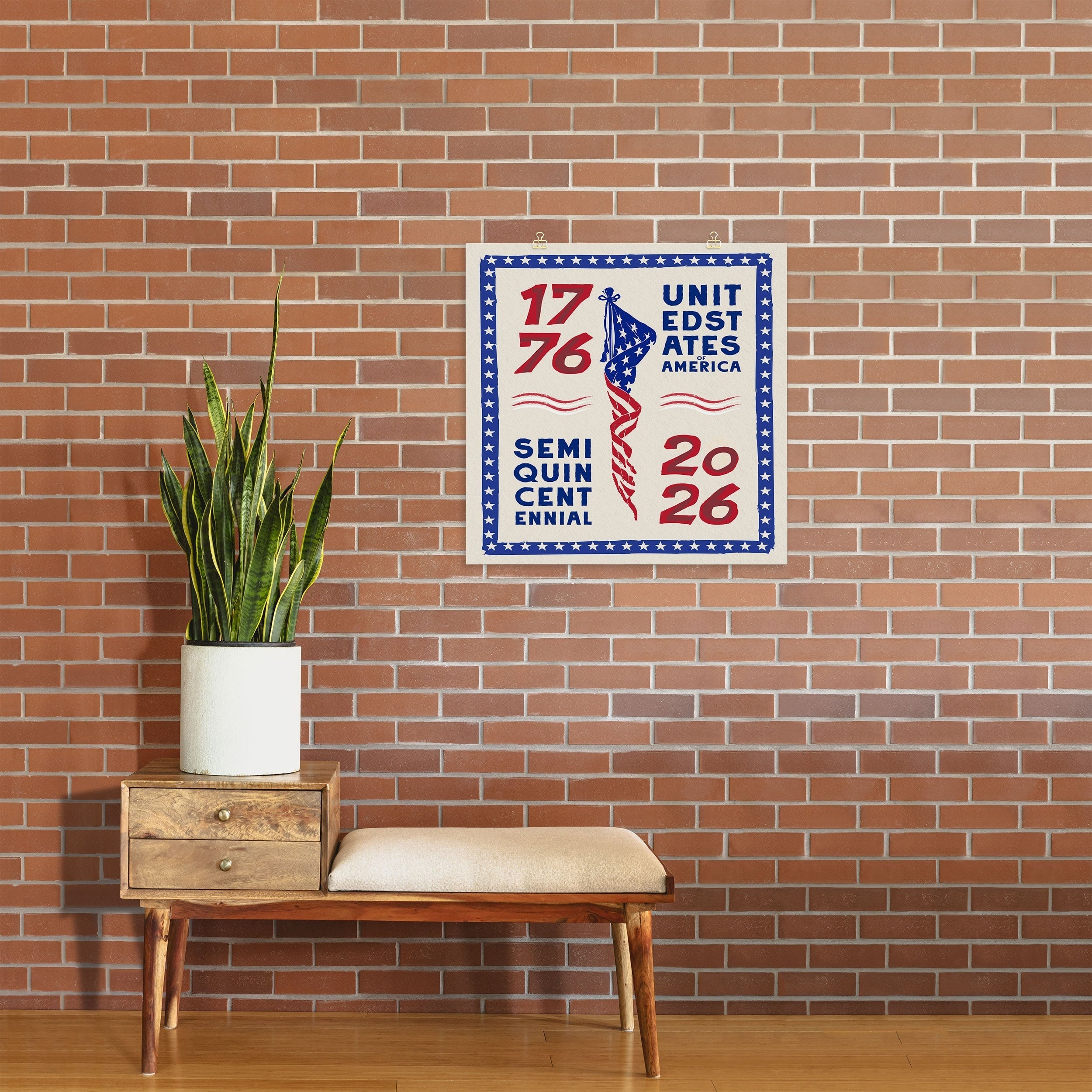 DENY Designs Retro 76 26 Art Print