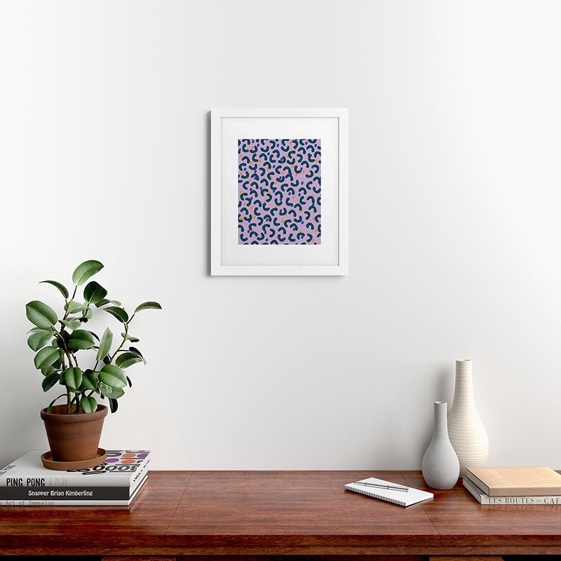 Camilla Foss Pebbles Mix Framed Art Print