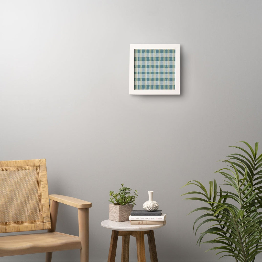Marta Barragan Camarasa Country Style Checks Framed Wall Art