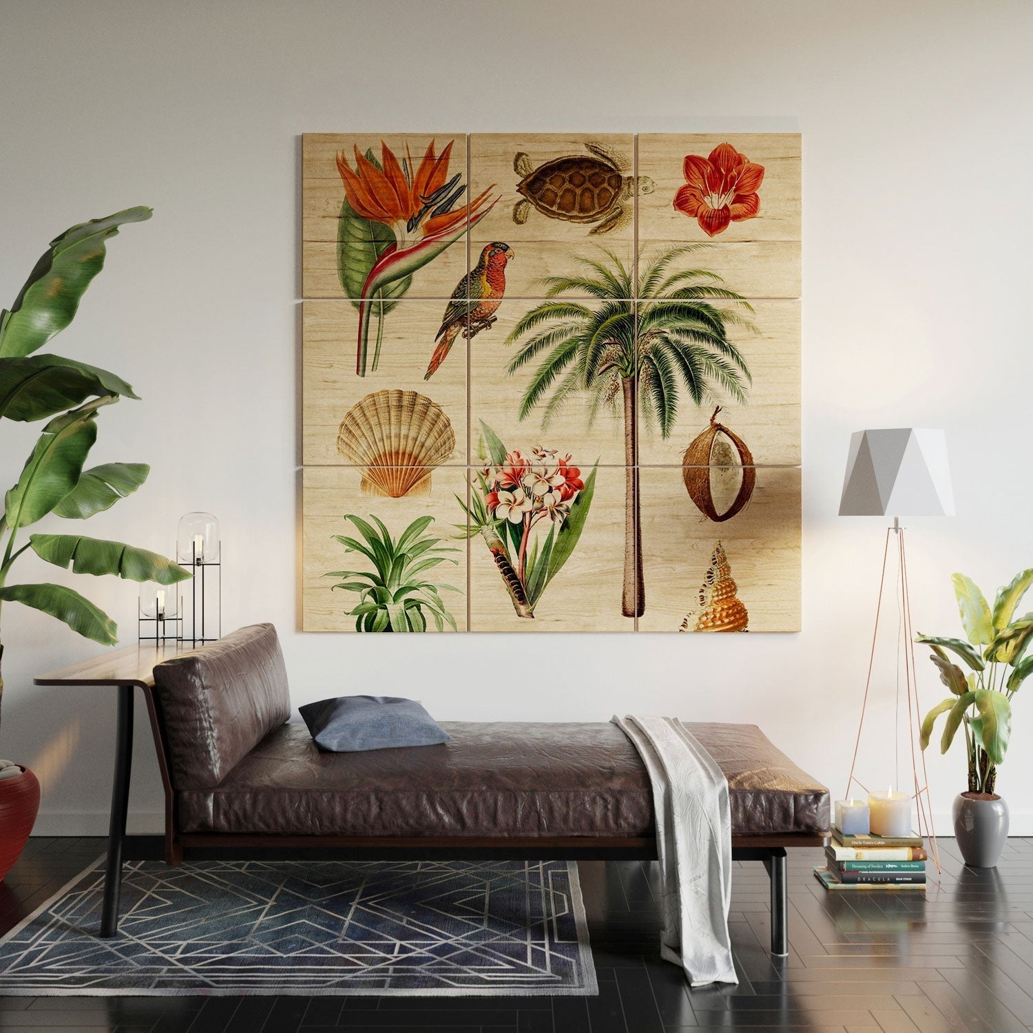 Gal Design Hawaii Collection Wood Wall Mural