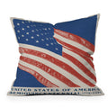 DENY Designs Stars n Stripes Semiquincentennial Outdoor Throw Pillow