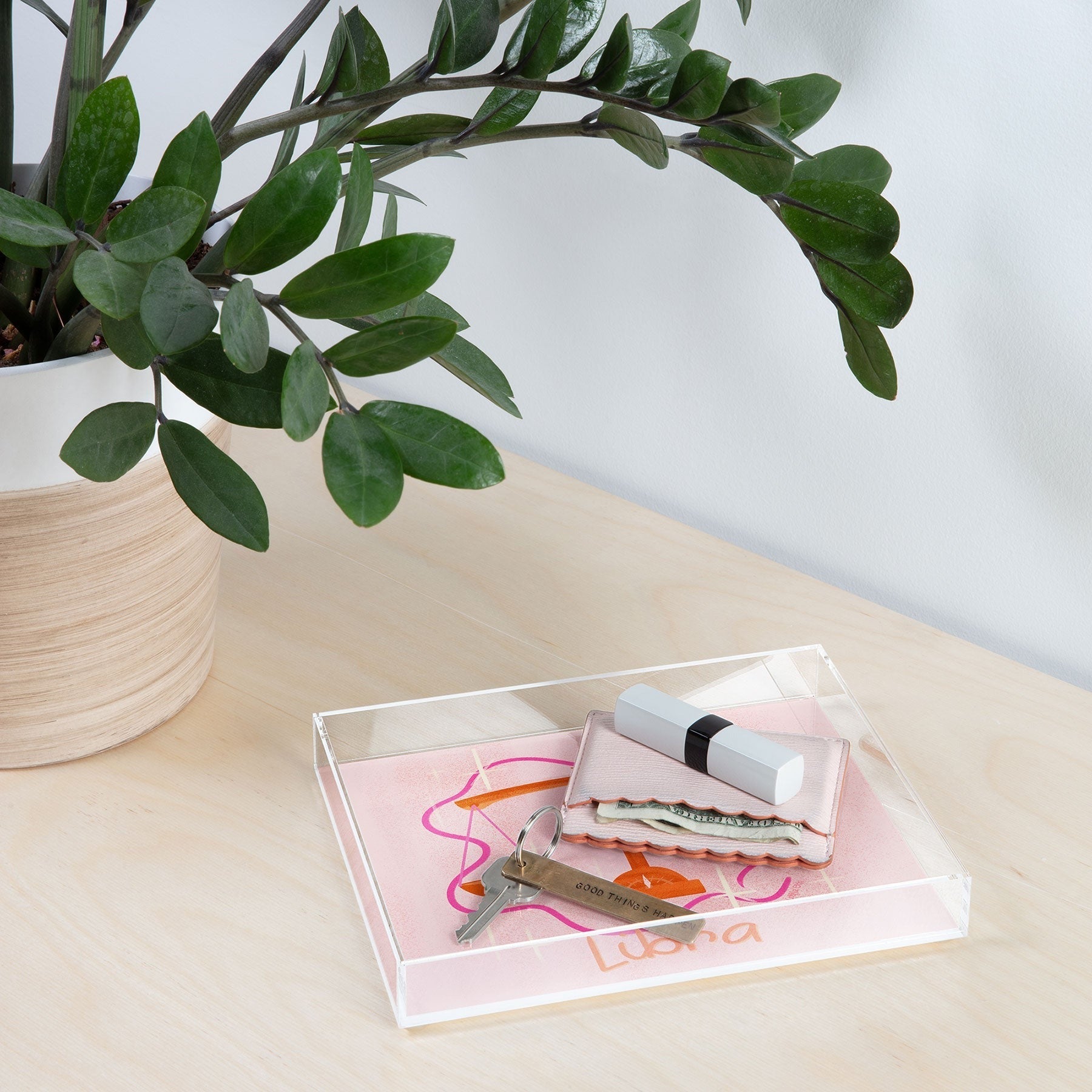 Little Om Zodiac Signs Libra Acrylic Tray