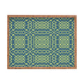 Marta Barragan Camarasa Nostalgic Grid Design Rectangular Tray