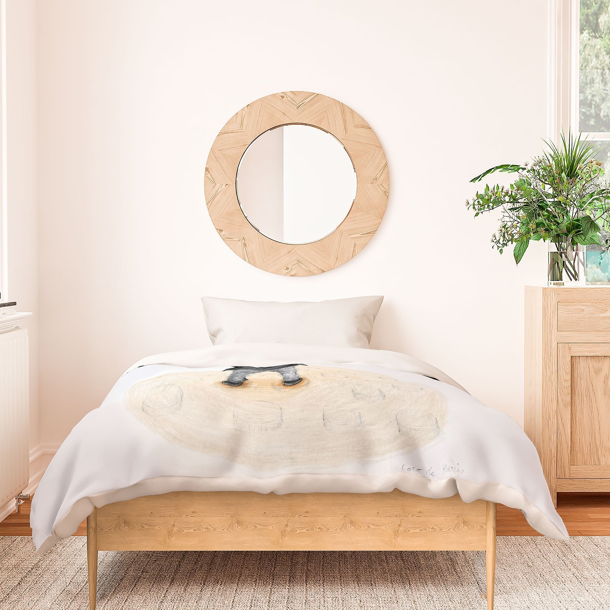 Coco de Paris Wood in the sky Duvet Cover